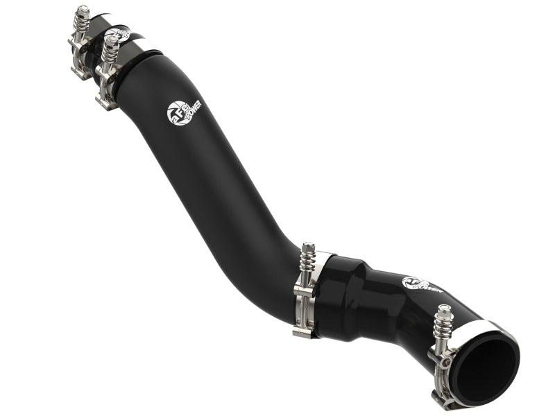 aFe 16-19 RAM 1500 V6 3.0L (TD) BladeRunner 3in Aluminum Hot Charge Pipe - Black-tuningsupply.com