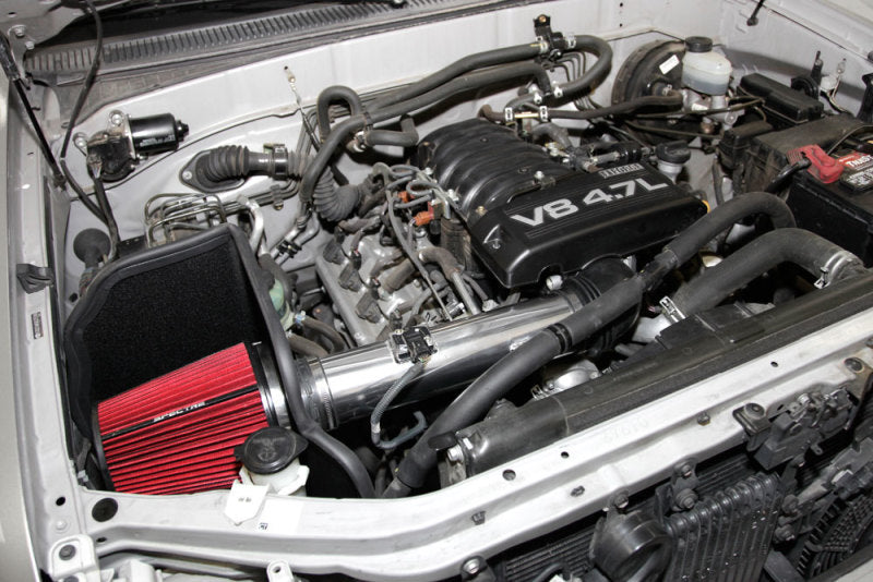 

Spectre 9964 - SPE9964 - Spectre 05-07 Toyota Sequoia V8-4.7L F/I Air Intake Kit - Polished w/Red Filter - Shipped in Europe - Tuningsupply.com

