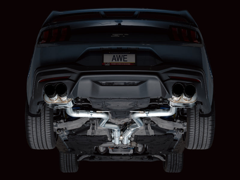 

AWE Tuning 3025-43650 - AWE3025-43650 - AWE 2024 Ford Mustang GT Fastback S650 RWD SwitchPath Catback Exhaust w/ Quad Diamond Black Tips - Shipped in Europe - Tuningsupply.com
