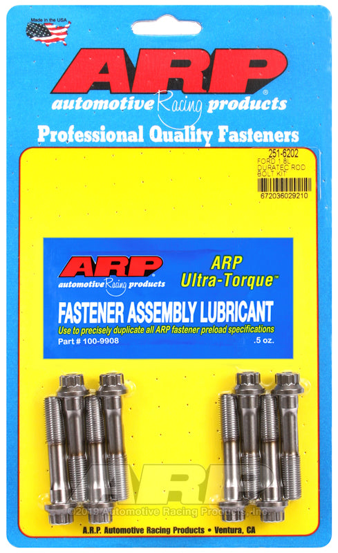 
  

ARP 251-6202 - ARP251-6202 - ARP Ford 1.8L Duratec Rod Bolt Kit - Shipped in Europe - Tuningsupply.com

