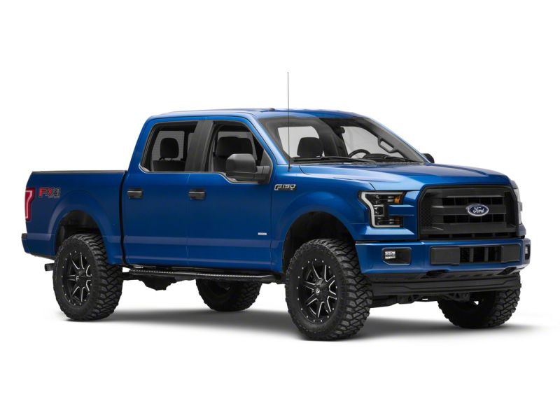 

Raxiom T542837 - RAXT542837 - Raxiom 15-17 Ford F-150 G3 Projector Headlights w/ LED Accent- Black Housing (Clear Lens) - Shipped in Europe - Tuningsupply.com
