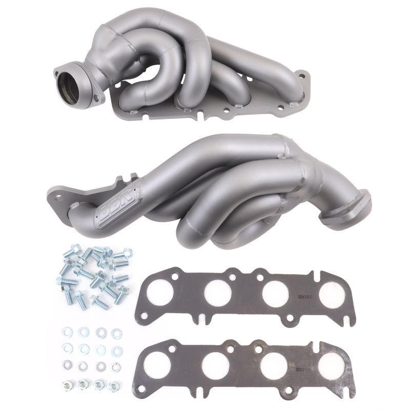 BBK 11-14 Ford F-150 Coyote 5.0 Shorty Tuned Length Exhaust Headers - 1-3/4in Titanium Ceramic-tuningsupply.com