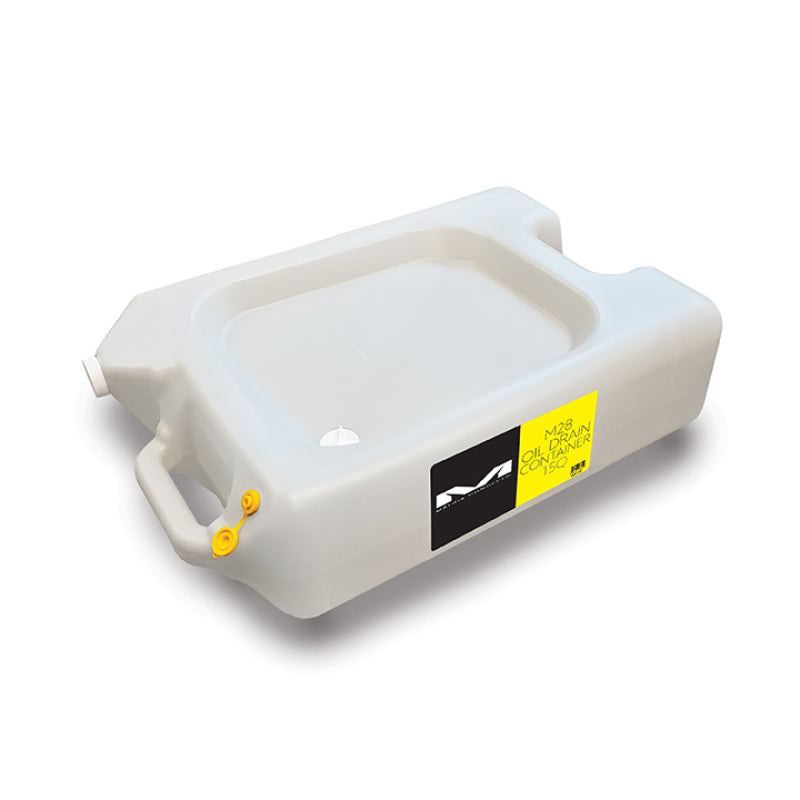 Matrix Concepts M28 Oil Drain Container 15 Quart - White-tuningsupply.com