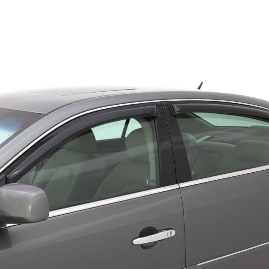 AVS 06-12 Buick Lucerne Ventvisor Outside Mount Window Deflectors 4pc - Smoke-tuningsupply.com