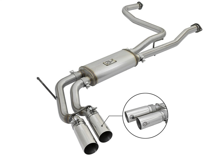 

aFe 49-46124-P - AFE49-46124-P - aFe Rebel Series 3in SS Cat-Back Exhaust System w/ Polished Tip 04-15 Nissan Titan V8 5.6L - Shipped in Europe - Tuningsupply.com
