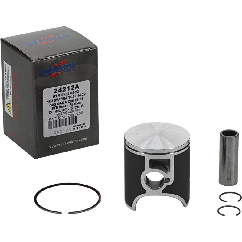 

Vertex Pistons 24212A - VEP24212A - Vertex Piston 03-24 KTM 85 SX 85cc Cast Replica Piston Kit - Shipped in Europe - Tuningsupply.com
