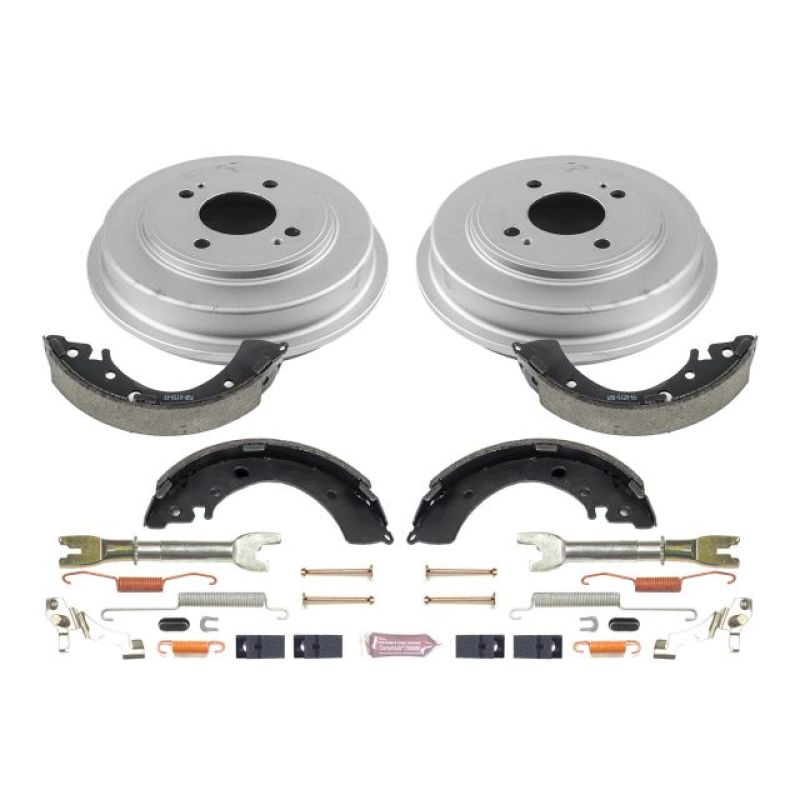 Power Stop 2001 Honda Civic Coupe Rear Autospecialty Drum Kit-tuningsupply.com