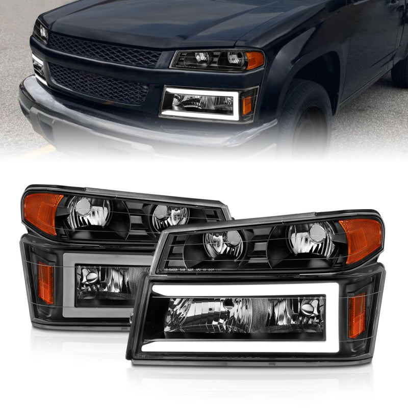 
  

ANZO  - ANZ111558 - ANZO 04-12 GM Colorado/Canyon/I-Series Crystal Headlights - w/ Light Bar Black Housing 4pcs - Shipped in Europe - Tuningsupply.com

