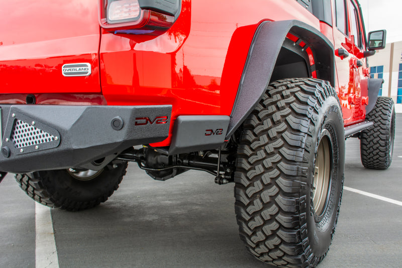 DV8 Offroad 2019+ Jeep Gladiator Bedside Sliders-tuningsupply.com