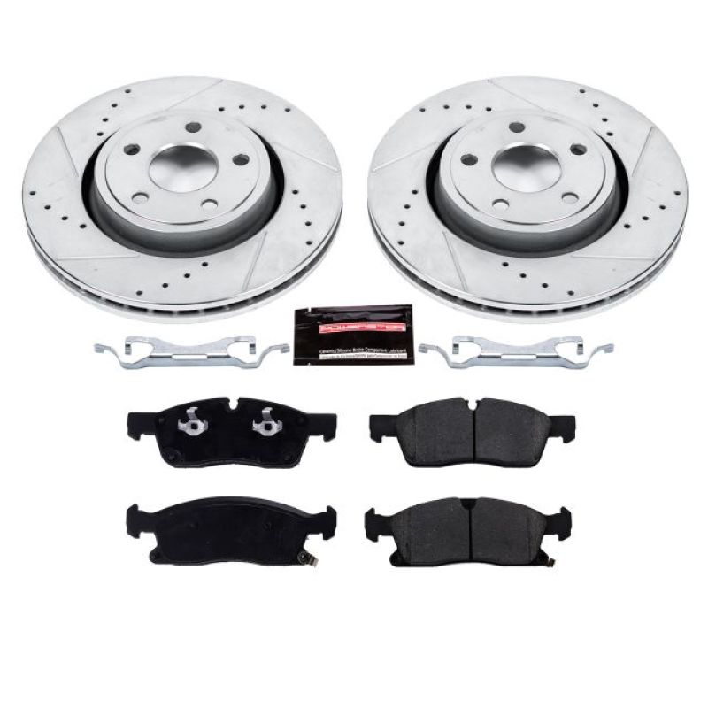 

PowerStop K7133 - PSBK7133 - Power Stop 16-19 Jeep Grand Cherokee Front Z23 Evolution Sport Brake Kit - Shipped in Europe - Tuningsupply.com
