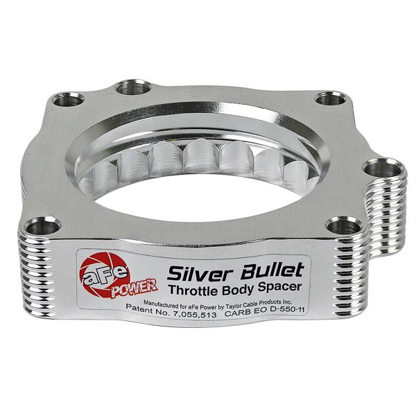 aFe Silver Bullet Throttle Body Spacers TBS Dodge Trucks 09 V8-5.7L-tuningsupply.com