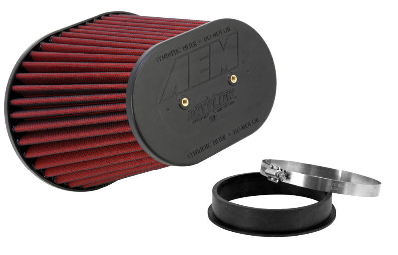 
  

AEM Induction 21-2258DK - AEM21-2258DK - AEM Dryflow Air Filter-Oval Tapered 8in x 10.5in O/S Base / 5in x 7.75in O/S Top / 8in Height - Shipped in Europe - Tuningsupply.com

