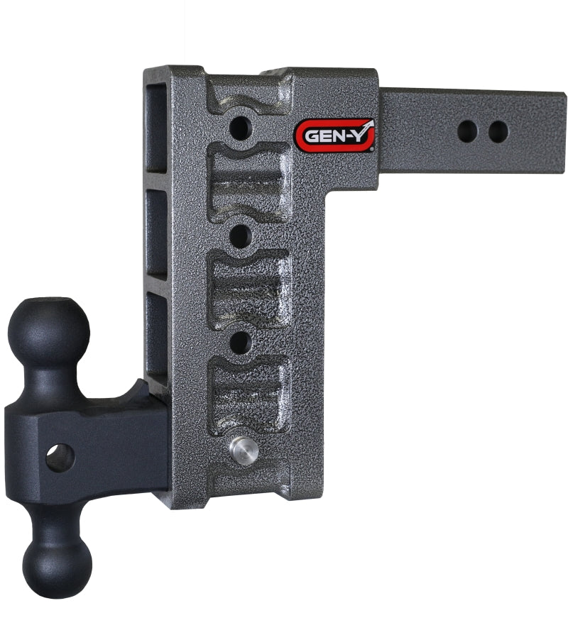 Gen-Y Mega Duty 2.5in Shank 9in Drop 3K TW 21K Hitch w/GH-061 Dual-Ball-tuningsupply.com