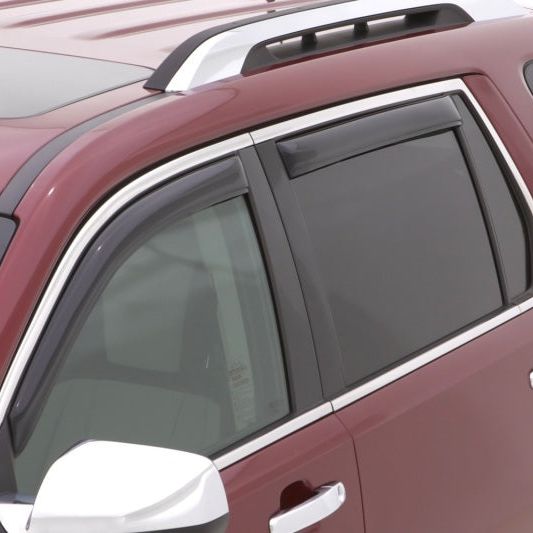 AVS 10-17 GMC Terrain Ventvisor In-Channel Front & Rear Window Deflectors 4pc - Smoke-tuningsupply.com