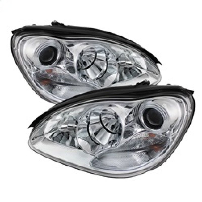 Spyder Mercedes Benz S-Class 03-06 Projector Headlights Xenon/HID Model- Chrm PRO-YD-MBW220-HID-C-Headlights-SPYDER-SPY5070036-SMINKpower Performance Parts