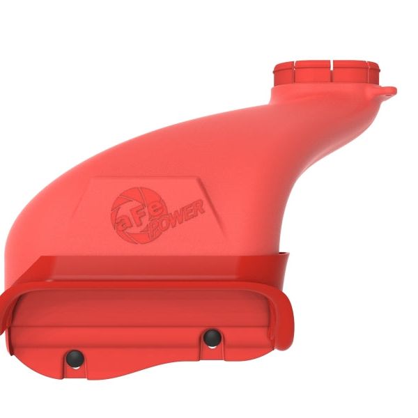 aFe Rapid Induction Dynamic Air Scoop 2021+ Ford F-150V6/V8 - Red-tuningsupply.com