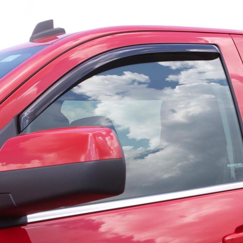 AVS 15-18 Chevy Colorado Ext. Cab Ventvisor In-Channel Window Deflectors 2pc - Smoke-tuningsupply.com