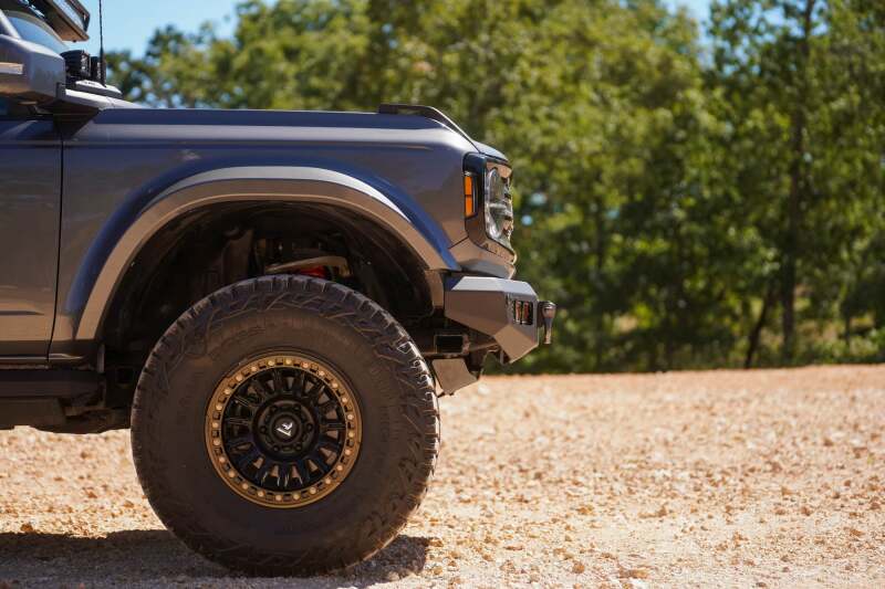 

DV8 Offroad FBBR-06 - DVEFBBR-06 - DV8 Offroad 2021+ Ford Bronco Front Bumper V2 - OE Plus Series (Works w/o ACC Relocation) - Shipped in Europe - Tuningsupply.com
