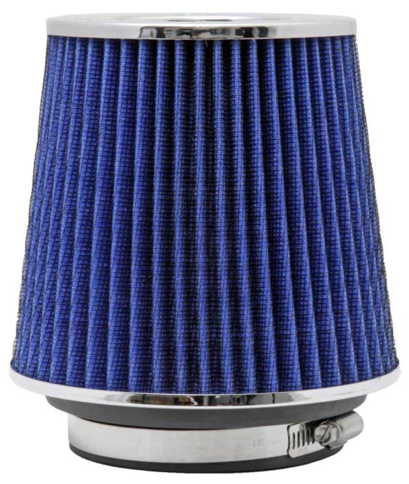 

K&N Engineering RG-1001BL - KNNRG-1001BL - K&N Universal Air Filter Chrome Round Tapered Blue - 4in Flange ID x 1.125in Flange Length x 5.5in H - Shipped in Europe - Tuningsupply.com
