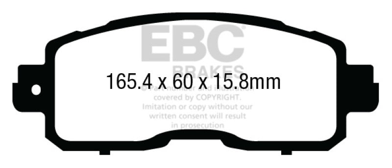 
  

EBC DP23011 - EBCDP23011 - EBC 13+ Nissan Altima 2.5 (L33) Sedan Greenstuff Front Brake Pads - Shipped in Europe - Tuningsupply.com

