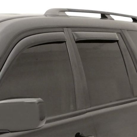 AVS 03-08 Honda Pilot Ventvisor In-Channel Front & Rear Window Deflectors 4pc - Smoke-tuningsupply.com