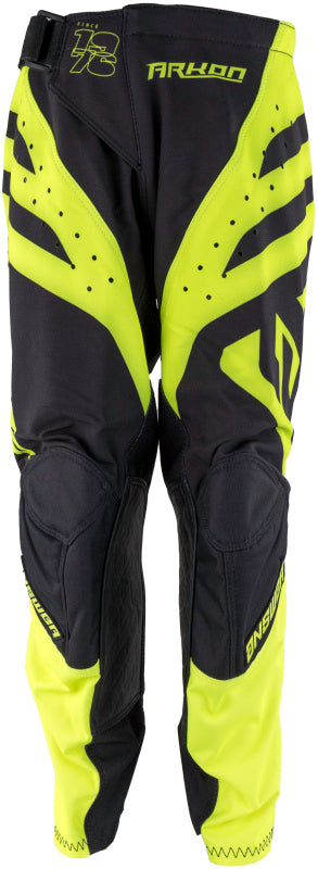 Answer 25 Arkon Nitrus Pants Black/Hyper Acid Youth Size - 22-tuningsupply.com