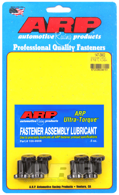 
  

ARP 147-2902 - ARP147-2902 - ARP Dodge Hemi 5.7/6.1L Flexplate Bolt Kit - Shipped in Europe - Tuningsupply.com


