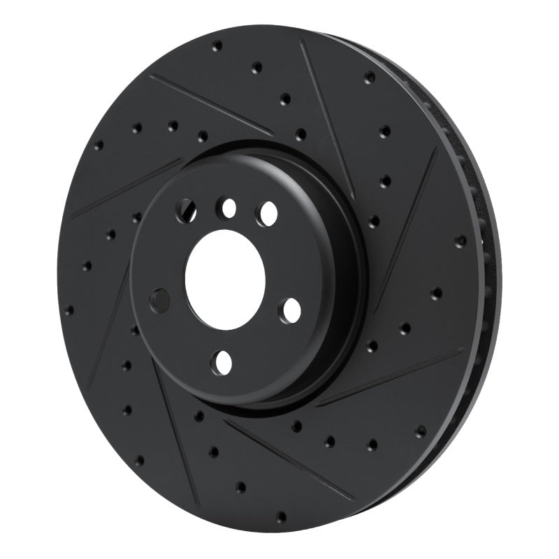 

R1 Concepts 633-31134D - RNC633-31134D - R1 16-25 BMW 330e Left Front Drilled & Slotted Black Brake Rotor - Shipped in Europe - Tuningsupply.com
