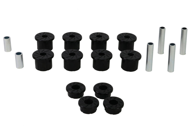 
  

Whiteline W73815 - WHLW73815 - Whiteline 1980-1997 Ford F-250 Spring - Eye Front/Rear And Shackle Bushing - Shipped in Europe - Tuningsupply.com

