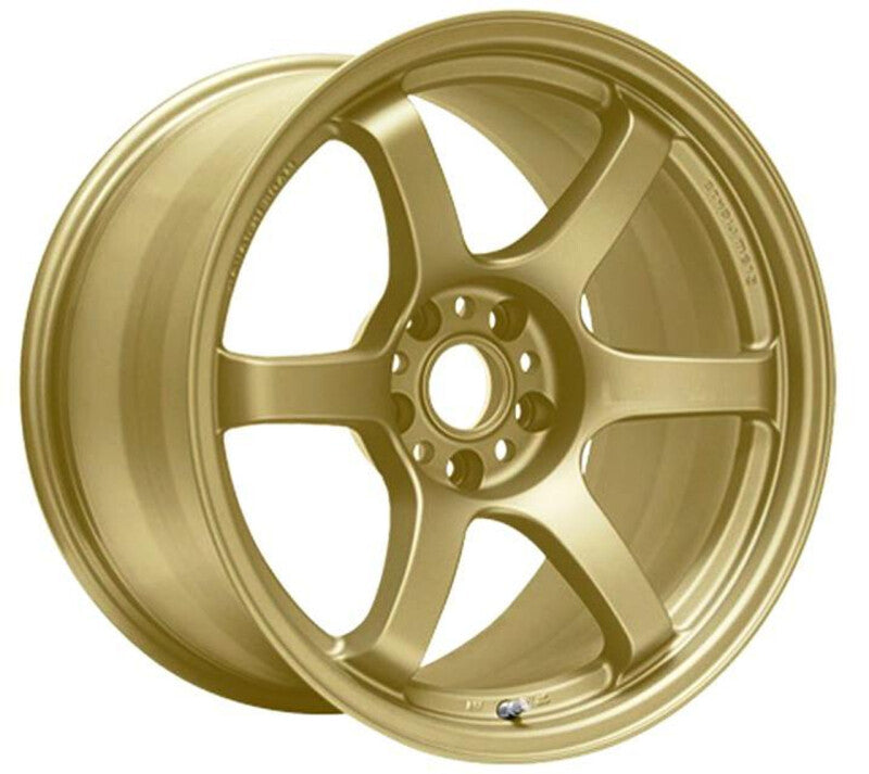 Gram Lights 57DR 18x9.5 +38 5-114.3 E8 Gold Wheel (Min Order Qty 20)-tuningsupply.com