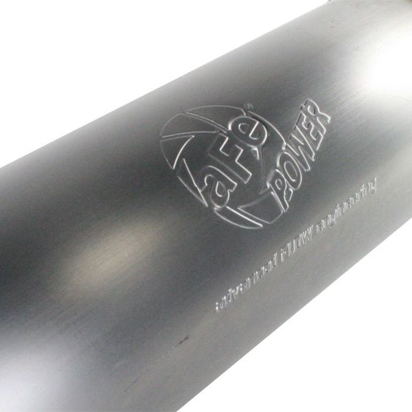 aFe MACHForce XP Exhausts Mufflers SS-409 EXH Muffler 5 ID In/Out 8 Dia-tuningsupply.com