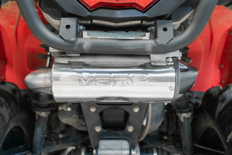 MBRP 15-Up Can-Am OUtlander 450/500/570 US Market Only 5in Performance Series T304 Slip-on Exhaust-tuningsupply.com