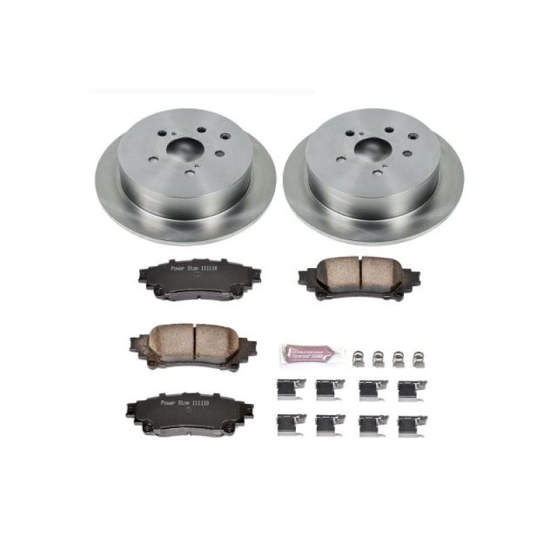 Power Stop 10-15 Lexus RX350 Rear Autospecialty Brake Kit-tuningsupply.com