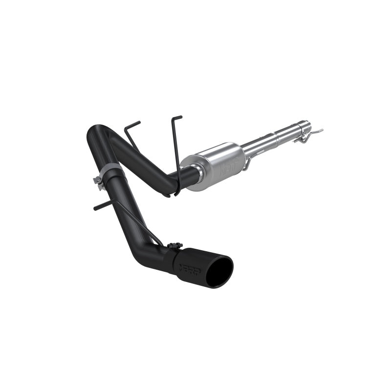 MBRP 09-14 Dodge Ram 1500 5.7L Cat-Back Single Side AL - Black-tuningsupply.com