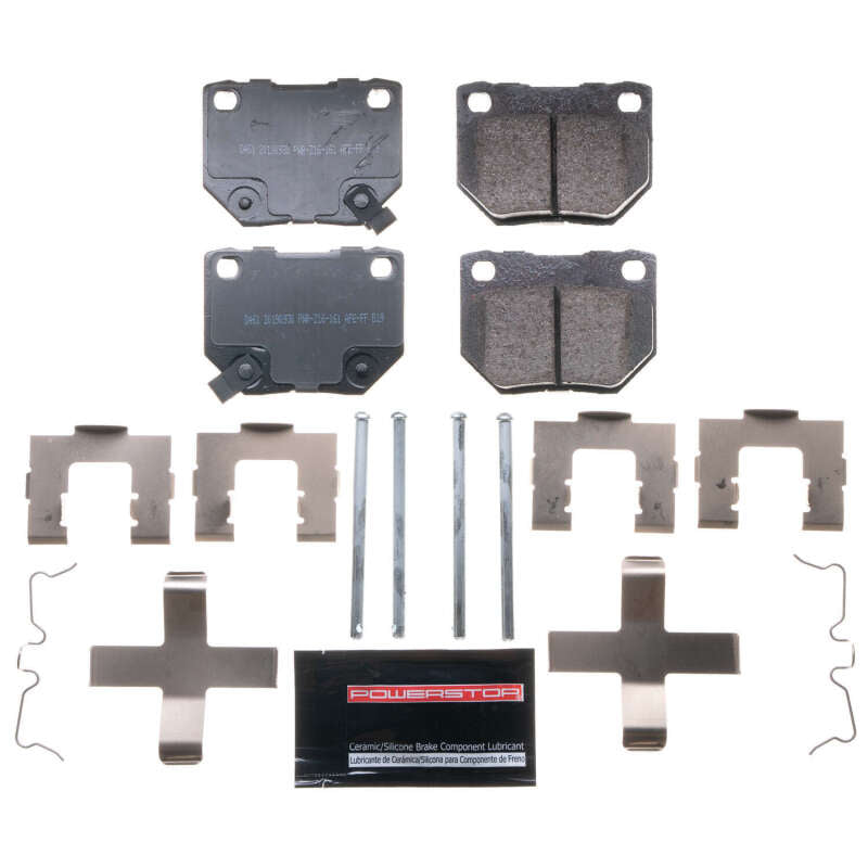 Power Stop 90-96 Nissan 300ZX Rear Z23 Evolution Sport Brake Pads w/Hardware-tuningsupply.com