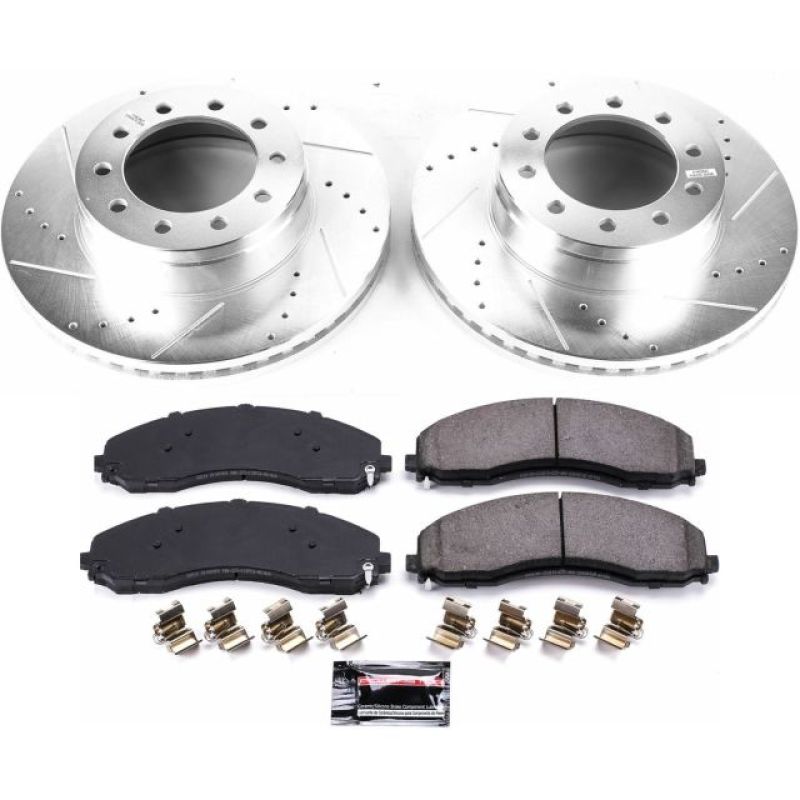 

PowerStop K7422-36 - PSBK7422-36 - Power Stop 17-22 Ford F-450 Super Duty Front Z36 Truck & Tow Brake Kit - Shipped in Europe - Tuningsupply.com
