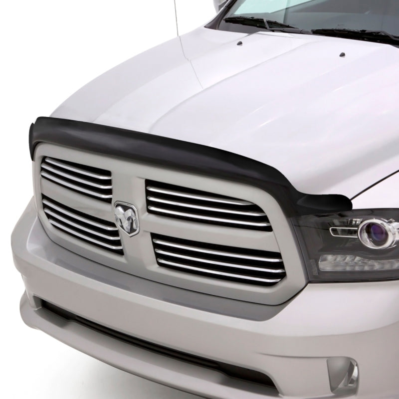 AVS 09-18 Dodge RAM 1500 (Excl. Rebel Models) High Profile Bugflector II Hood Shield - Smoke-tuningsupply.com