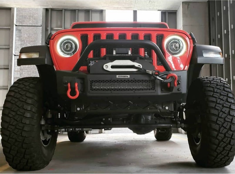 Oracle Oculus Bi-LED Projector Headlights for Jeep JL/Gladiator JT - Matte Blk - 5500K SEE WARRANTY-tuningsupply.com