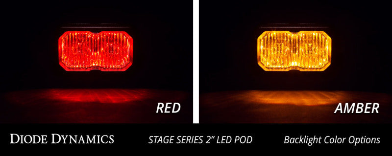 Diode Dynamics Stage Series 2 In LED Pod Pro - White Fog Standard ABL (Pair)-tuningsupply.com