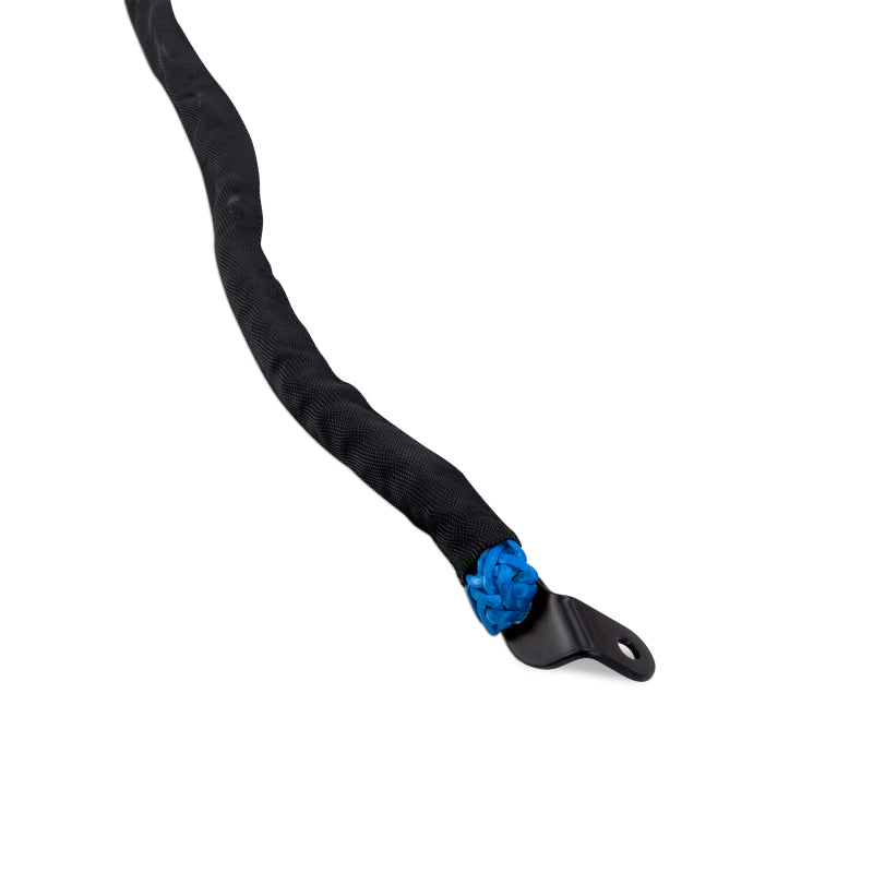 Borne Off-Road Winch Hook - 3/8in Rope - Hand Strap - Blue-tuningsupply.com