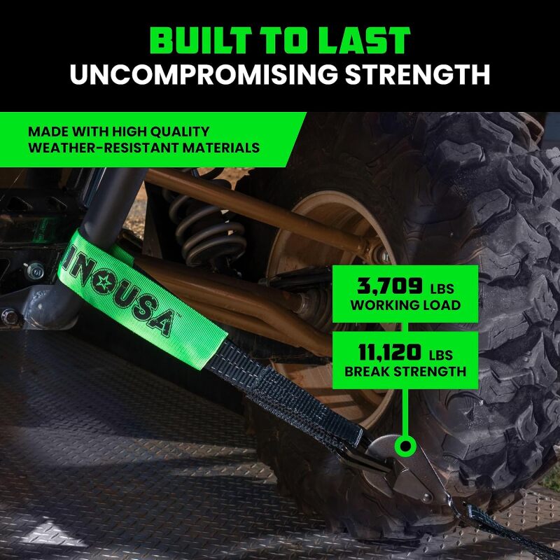 

Rhino USA TD-VS2INKIT-SNAP - RSATD-VS2INKIT-SNAP - Rhino USA Heavy Duty Vehicle Tie Down Kit (Snap Hook) - Shipped in Europe - Tuningsupply.com
