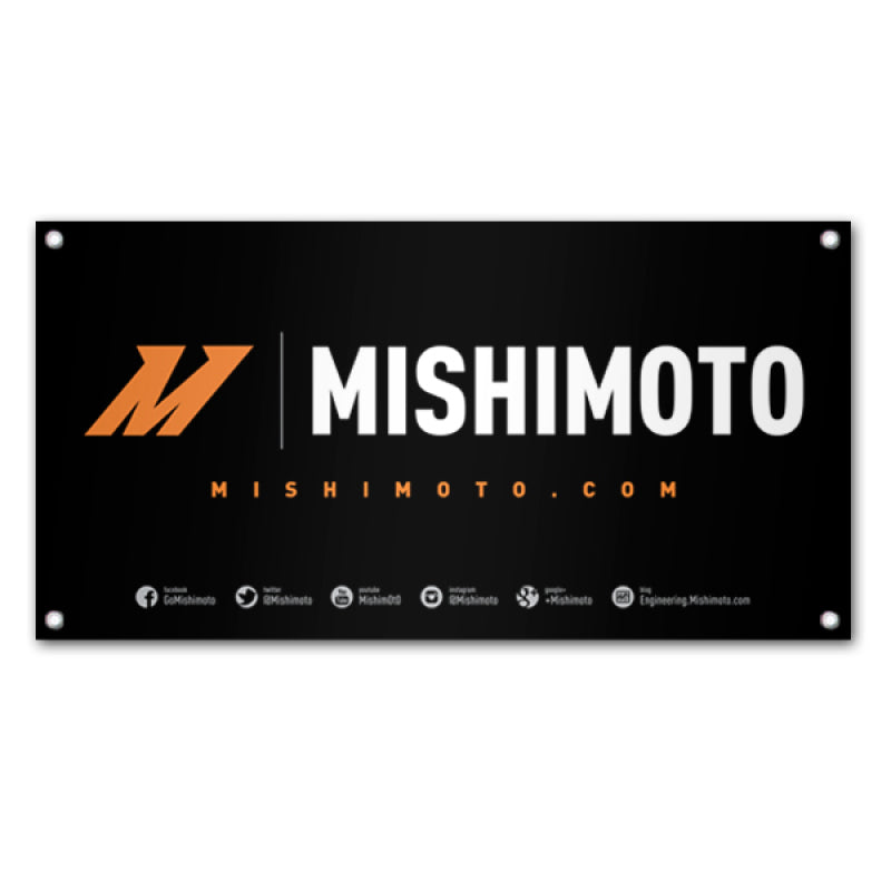 Mishimoto Promotional Medium Vinyl Banner 33.75x65 inches-tuningsupply.com