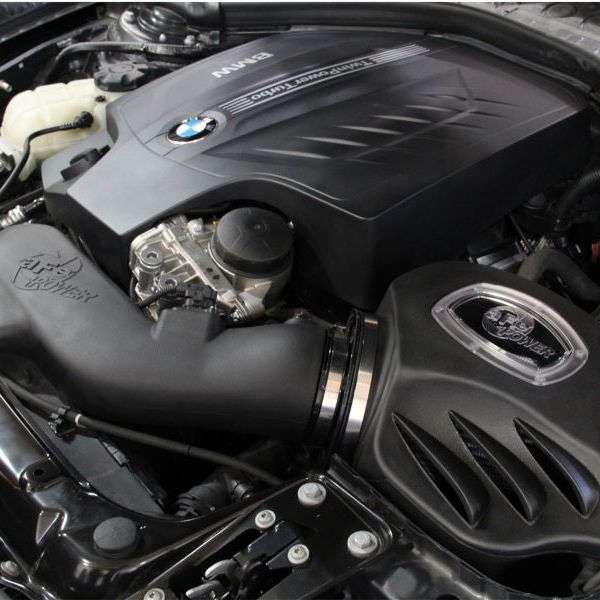 aFe Momentum Intake Stage-2 Pro Dry S 14 BMW 435i (F32) L6-3.0 / 12-15 335i (F30) L6 3.0L Turbo N55-tuningsupply.com