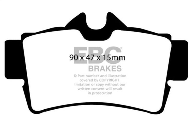 

EBC DP51156/2NDX - EBCDP51156/2NDX - EBC 94-98 Ford Mustang 3.8 Bluestuff Rear Brake Pads - Shipped in Europe - Tuningsupply.com

