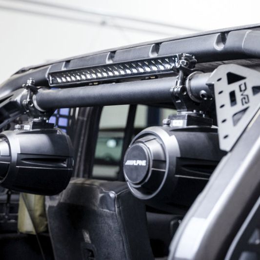 DV8 Offroad 18-23 Jeep Wrangler JL 4-Door Speaker/Light Bar Mount-tuningsupply.com