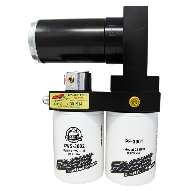 
    

FASS Fuel Systems TSF15180F140G - FASSTSF15180F140G - FASS 00-05 Ford Excursion Powerstroke 140gph/65psi Titanium Fuel Air Separation System TS F15 140G - Shipped in Europe - Tuningsupply.com

  