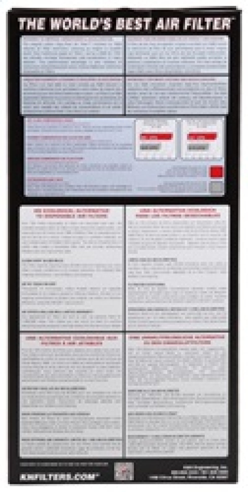 

K&N Engineering 33-5055 - KNN33-5055 - K&N 16-17 Cadillac CT6 V6-3.6L F/l Drop In Air Filter - Shipped in Europe - Tuningsupply.com

