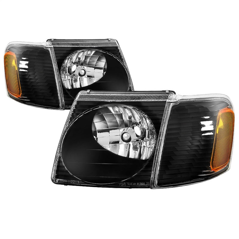 
  

SPYDER 9042614 - SPY9042614 - xTune 01-03 Ford Explorer Sport 4pc OEM Style Headlights w/Corner - Black (HD-JH-FEXP01-ST-BK) - Shipped in Europe - Tuningsupply.com

