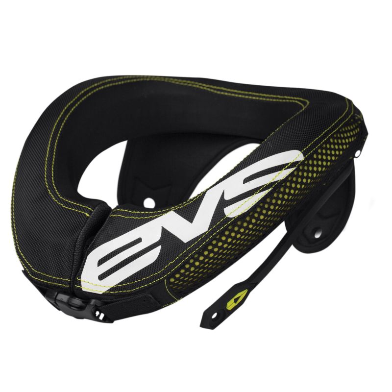 EVS R3 Race Collar Black/Hivis -Adult-tuningsupply.com