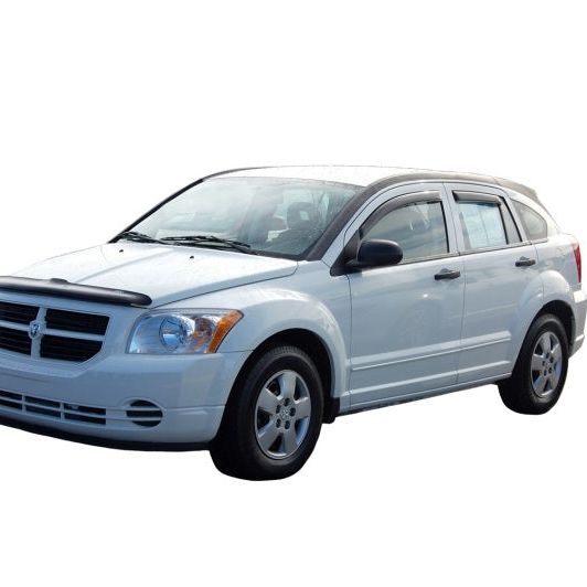 AVS 07-12 Dodge Caliber Ventvisor In-Channel Front & Rear Window Deflectors 4pc - Smoke-tuningsupply.com